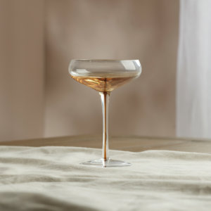 Melbury Cocktail Glass Amber