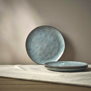 Argyll Side Plate Grey/Blue