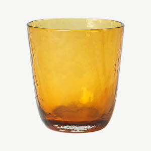 Pebley-hand-hammered-small-tumbler-glass-amber_1
