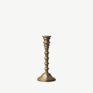 Sampford Candleholder Small Antique Brass