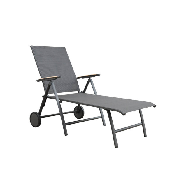Kettler Surf Active Folding Lounger on a white background
