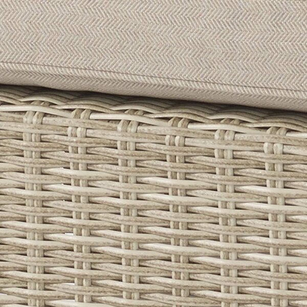 close up swatch of bramblecrest chedworth standstone weave and fabric