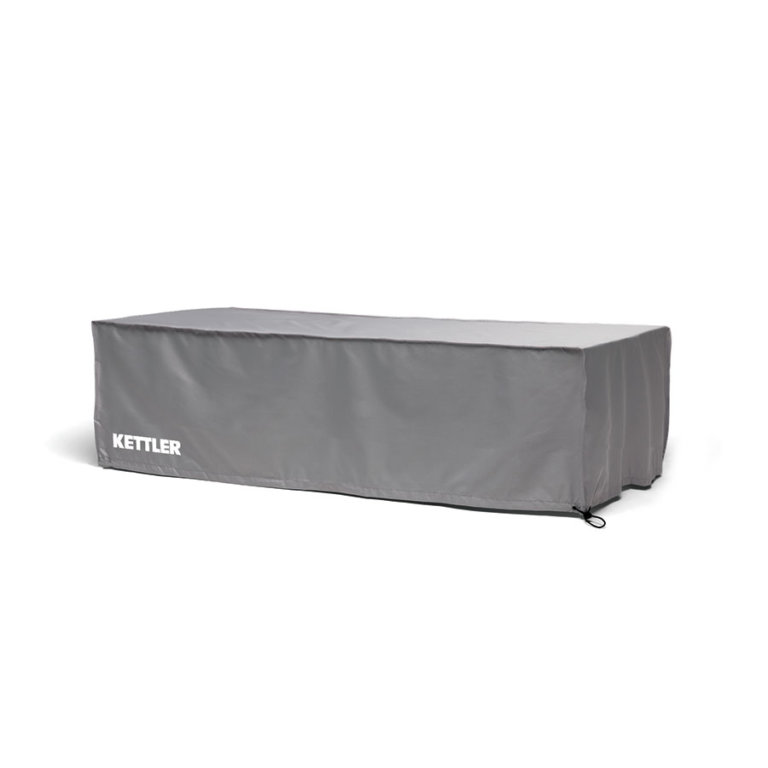 Kettler Elba Garden Daybed With Canopy Pewter Grey Inside Out Living