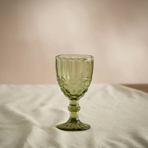 Leighton Wine Glass Green