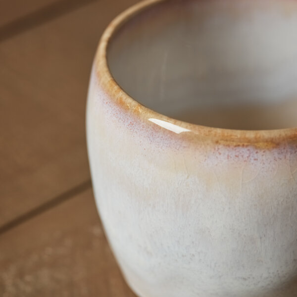 grey and brown tint ceramic mug