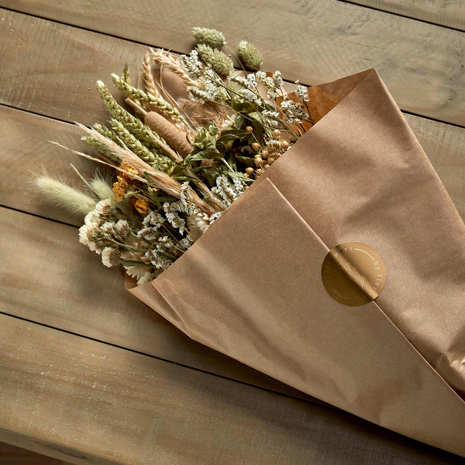 Shop Wildflower Dried Bouquet Large, Natural Dried Flowers