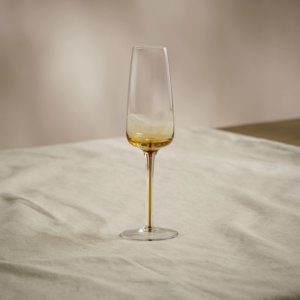 Melbury Champagne Glass Amber
