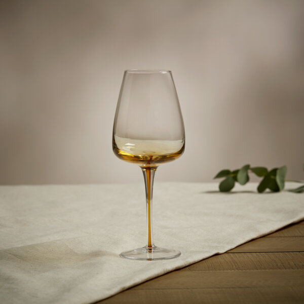 Melbury Wine Glass Amber Set Of 4