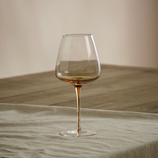 Melbury Red Wine Glass Amber