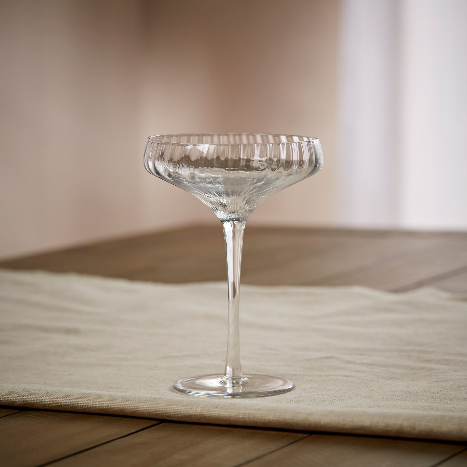 clear ribbed martini glasses cocktail ball