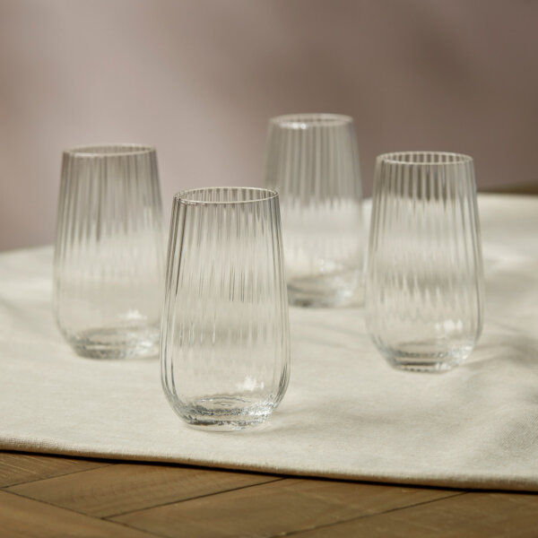 Coniston High Ball Tumbler Clear Set Of 4