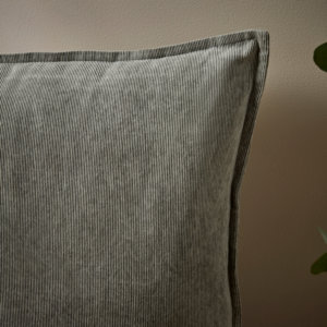 Ivy Cushion Cover Grey Stone