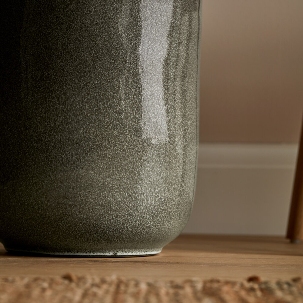 Shop Solway Large Grey Vase, Floor Earthenware Vase