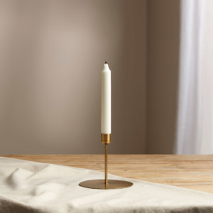 Bovey Candle holder Antique Brass
