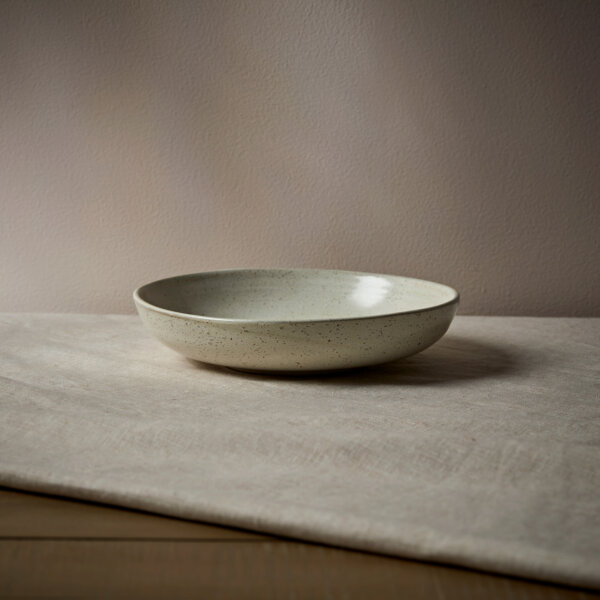 Delamere Shallow Bowl Grey/White