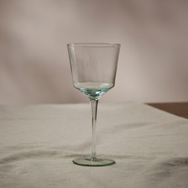 Olton Wine Glass Soft Green