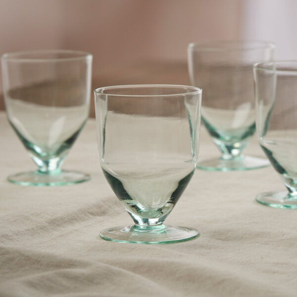 Olton Drinking Glass Soft Green Set Of 4