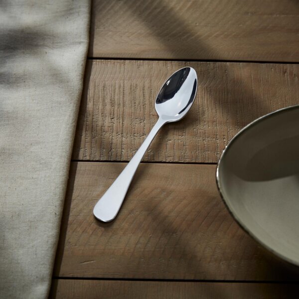 Shipley Teaspoon Brushed Silver