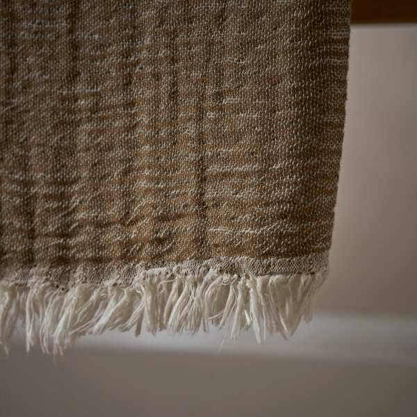 Brecon Throw Dark Ochre