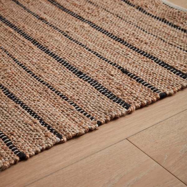 Hurston Long Rug Natural/Black