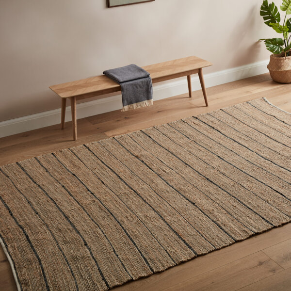 Hurston Rug Natural/Black