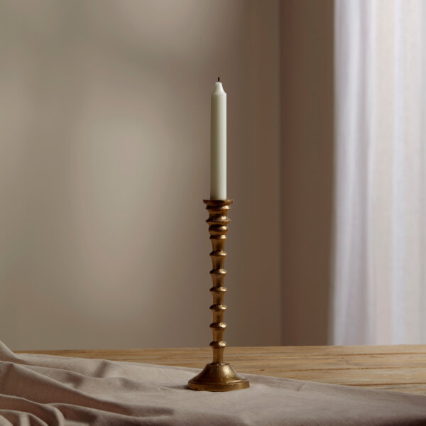 Sampford Candleholder Medium Antique Brass