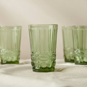 Leighton Highball Glass Green Set of 4