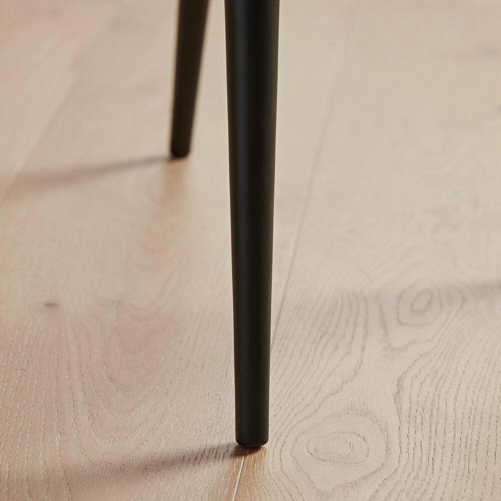 Black wood leg on Burnham Dining Chair