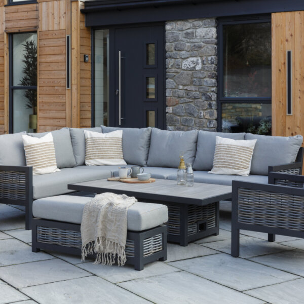 Portofino corner sales dining set