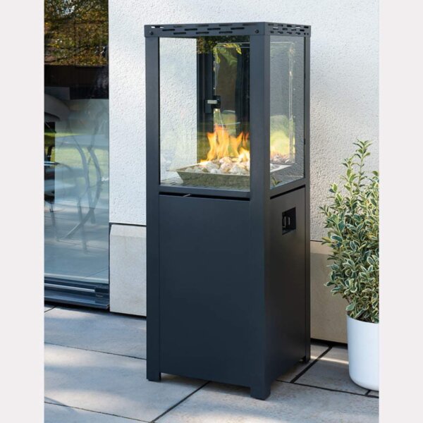 Kettler Universal Wall Standing Fire Pit on patio
