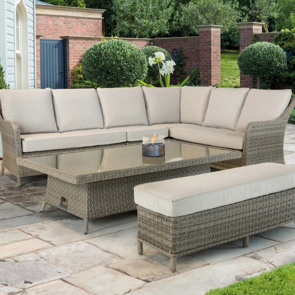 Kettler Charlbury Signature Garden Dining Corner Sofa Set