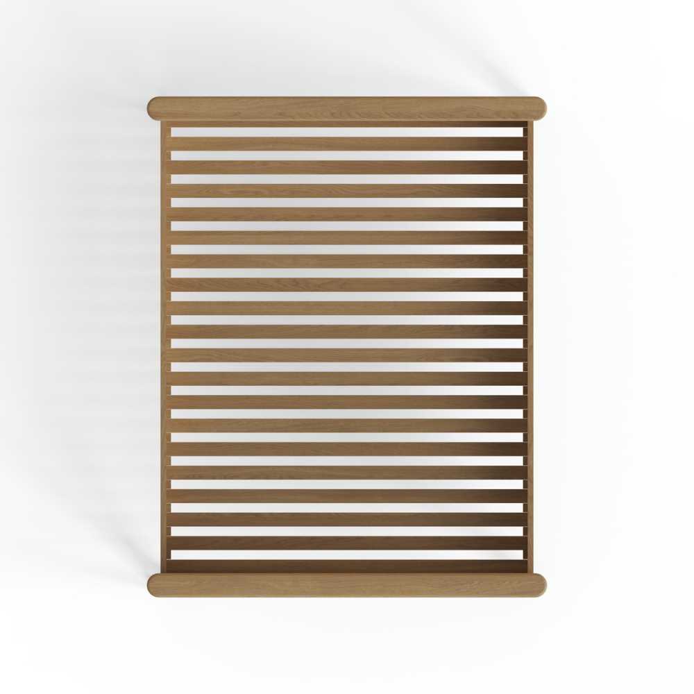 The Serenity King Size Bed Classic Oak Inside Out Living